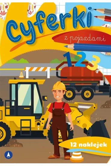 Ksi��ka edu. B5 Cyferki z pojazdami  Naklejki SKRZAT 072198 SK