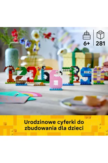 LEGO Iconic Urodzinowe cyferki 40807