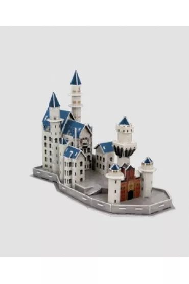 Puzzle 3D 60 el. Puzleo. Zamek Neuschwanstein Druk-Intro