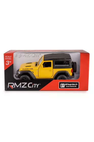 RMZ City Jeep Wrangler Rubicon 2021 Soft Top ��ty w skali 1:35 Daffi