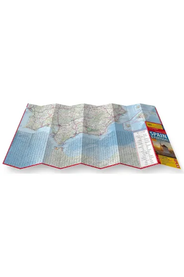 Hiszpania i Portugalia. Laminowana mapa samochodowa w skali 1:1 100 000