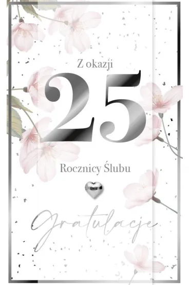 Armin Style Karnet Rocznica �lubu 25 LUX-45
