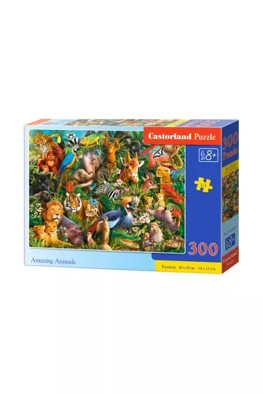 Puzzle 300 el. Niezwyk�e zwierz�ta Castorland