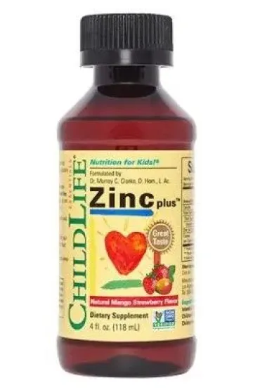 ChildLife Liquid Zinc Plus - Cynk dla dzieci suplement diety 118 ml