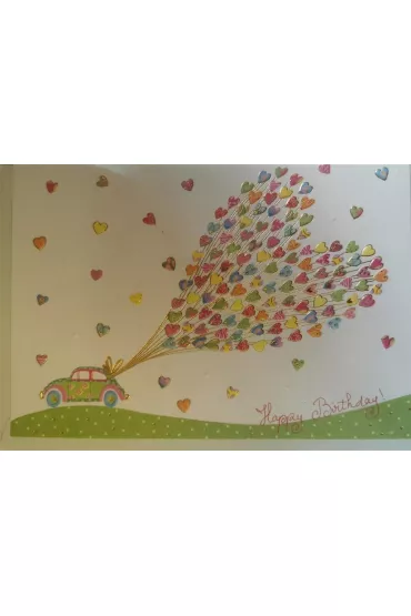 Turnowsky Karnet B6 + koperta Samoch�d z balonami MO4930X1-1