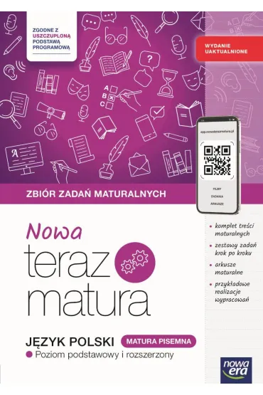 Pakiet Matura 2026: Nowa Teraz matura. Vademecum. Poziom podstawowy: J�zyk polski i Matematyka, Nowa Teraz matura. Zbi�r zada� maturalnych: J�zyk polski. Matura pisemna. Poziom podstawowy i rozszerzony, Matematyka. Poziom podstawowy