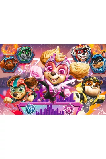 Puzzle 60 el. Super Shape XXL. Weso�e Pieski Trefl