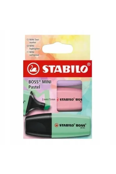 Stabilo Zakre�lacz Boss Mini Pastel 3 szt.