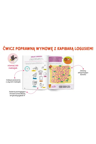 Wymawiam "r". Kapitan Nauka. Zabawy logopedyczne. Kapibara Logu�