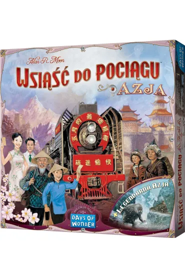 Wsi��� do Poci�gu. Kolekcja Map 1 - Azja