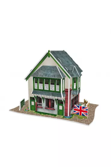 Puzzle 3D Domki �wiata Wielka Brytania Sandwich Shop Cubic Fun