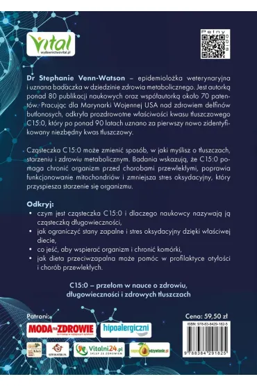 Cz�steczka d�ugowieczno�ci C15:0 - Stephanie  Venn-Watson