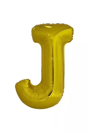 Amscan Balon foliowy litera J z�ota 58x86cm