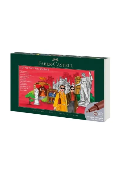 Pisaki artystyczne Milan 12kol FABER CASTELL