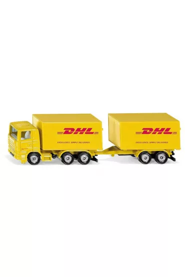 Ci�ar�wka z przyczep� firmy DHL Siku 16 S1694