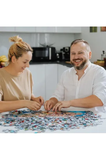 Puzzle 500 el. Chatka nad rzek� Trefl