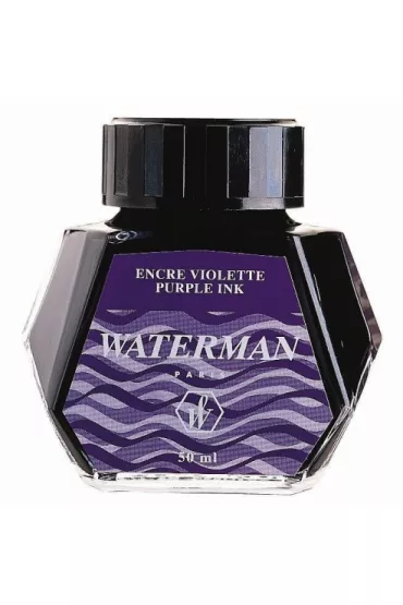 Waterman Atrament do pi�r fioletowy 50ml