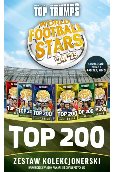 Top Trumps World Football Stars Zestaw kolekcjo...