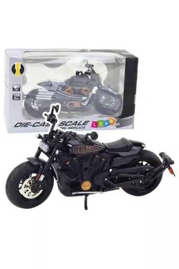 Motocykl Chopper ze wiatem dwiekiem 1:12 Leantoys