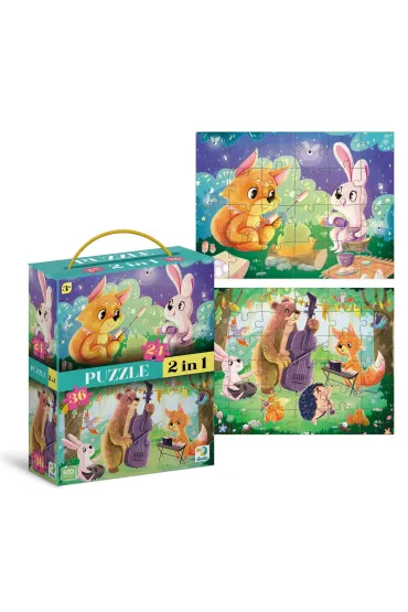 Puzzle 2w1 (24+36 el.) Letnie Wieczory Dodo