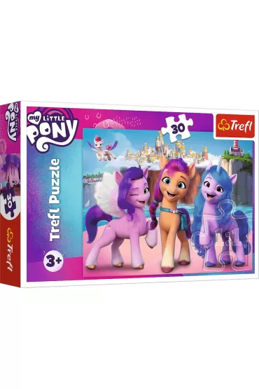 Puzzle 30 el. My Little Pony. Zab�y�nij jak Kucyki Pony Trefl