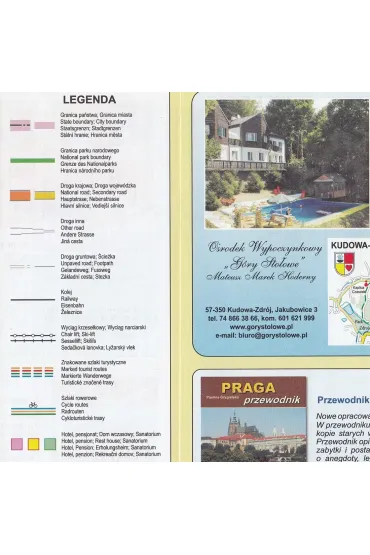 Kudowa-Zdr�j Duszniki-Zdr�j Polanica-Zdr�j 1:12 000