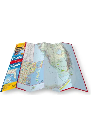 Florida road and tourist map 1:800 000 laminat