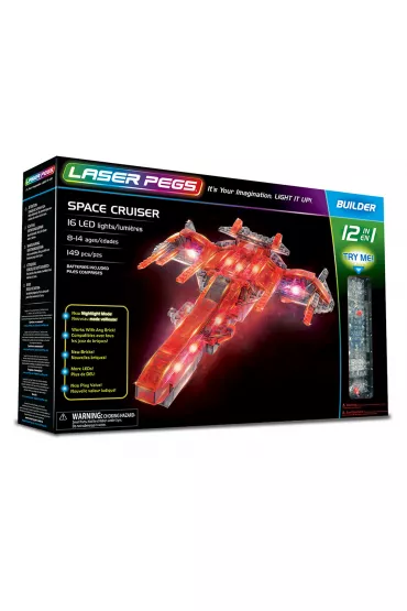 Klocki. Laser Pegs. Space Cruiser 12 w 1