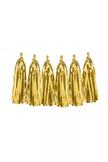 PartyDeco Girlanda fr�dzle z�ota
