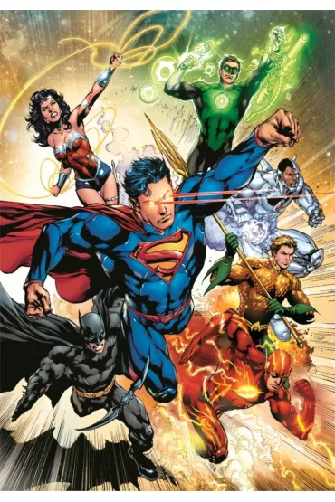 Puzzle 500 el. Compact Dc Comics Justice League Clementoni