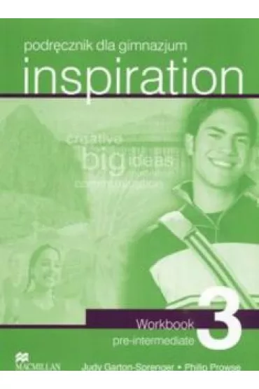 Inspiration 3 GIM. �wiczenia. J�zyk angielski - Judy Gaton-Sprenger, Philip Prowse