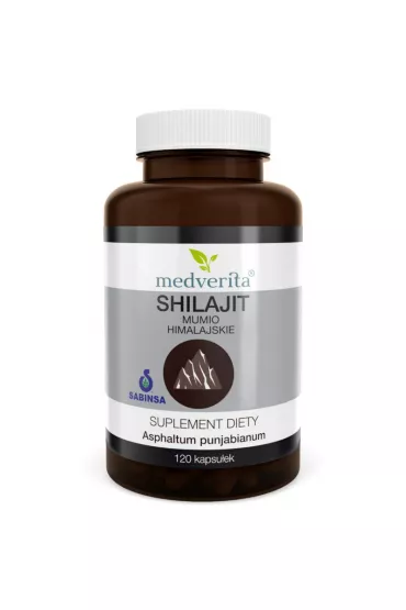 Medverita Shilajit mumio suplement diety 120 kaps.