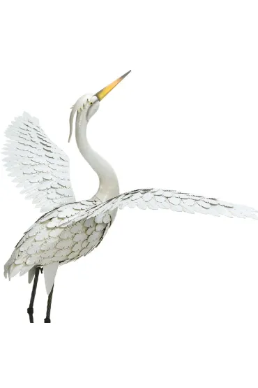 ProGarden Figurka ogrodowa uraw duy metalowy 123 cm