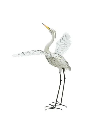 ProGarden Figurka ogrodowa uraw duy metalowy 123 cm