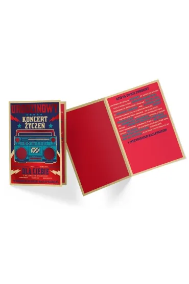 Kukartka Karnet PR-317 Urodziny (koncert �ycze�)