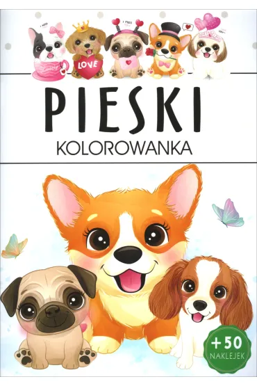 Pieski - kolorowanka