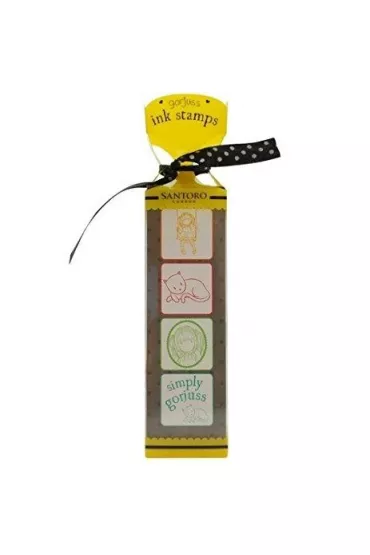 Zestaw stempli z tuszem - Ruby (Yellow) Santoro