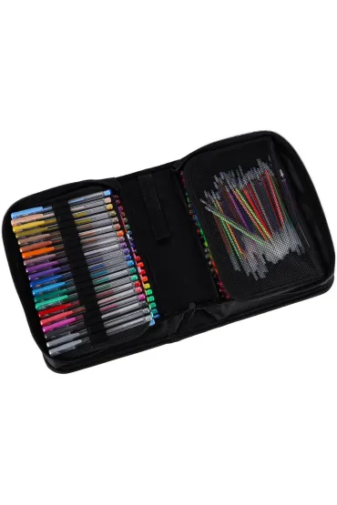 D�ugopisy �elowe kolorowe w etui + 100 wk�ad�w 100 szt.