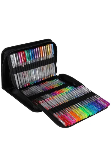 D�ugopisy �elowe kolorowe w etui + 100 wk�ad�w 100 szt.