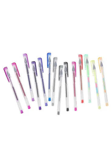 D�ugopisy �elowe kolorowe w etui + 100 wk�ad�w 100 szt.