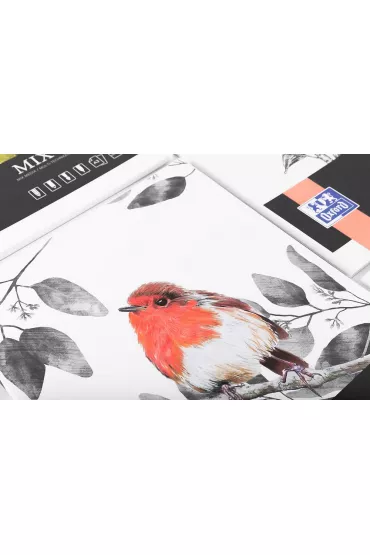 Oxford Blok artystyczny rysunkowy A3 klejony bia�y g�adka 25 kartek