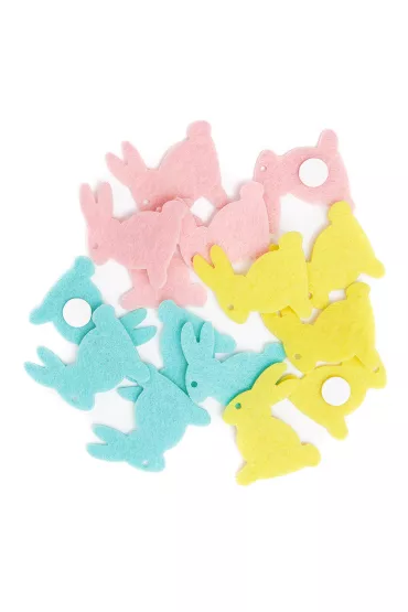 dpCraft Naklejki z filcu kr�liczki 4 cm