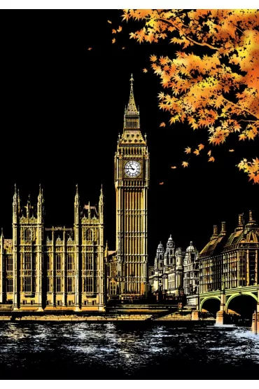 Twoje Hobby Big Ben. Magiczna zdrapka - wydrapywanka 40.0 x 28.5 cm