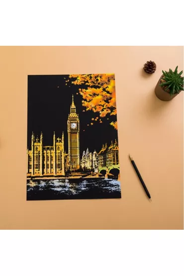 Twoje Hobby Big Ben. Magiczna zdrapka - wydrapywanka 40.0 x 28.5 cm