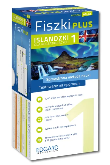 Islandzki. Fiszki PLUS dla pocz�tkuj�cych 1 - Marta  Bartoszek