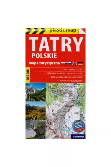 Tatry Polskie mapa turystyczna 1:30 000 (foliowana)