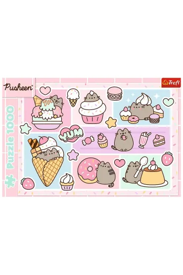 Puzzle 1000 S�odki Pusheen TREFL