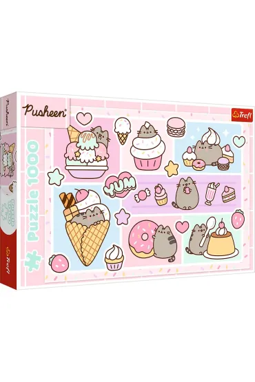 Puzzle 1000 S�odki Pusheen TREFL