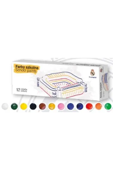 Astra Farby szkolne Real Madryt 12 kolor�w
