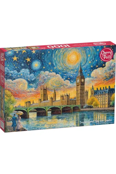 Puzzle 1000 el. Impressionist Sky over London CherryPazzi